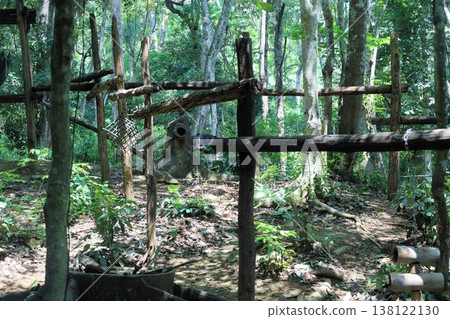 位於寮國瑯勃拉邦光西瀑布旁的黑熊保育中心 138122130