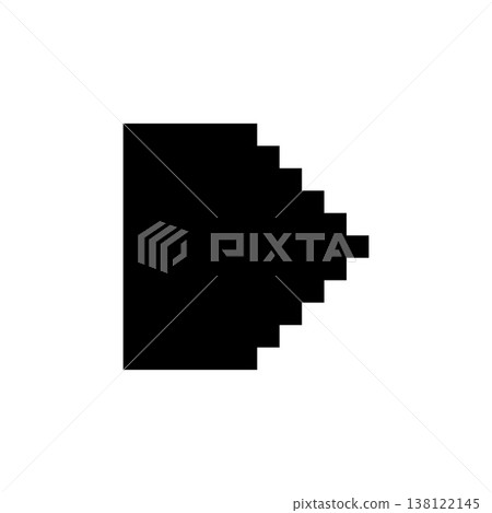 next, forward, back, reverse, previous, player and arrow icon. Perfect for application, web, logo, game and presentation template. icon design pixel art and solid style 138122145