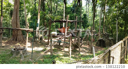 Black bear conservation center located next to Kuang Si Falls [Luang Prabang, Laos] 138122210