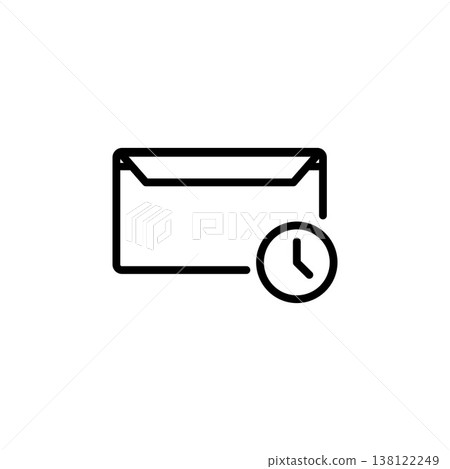 message icon design line style, pending icon, logo and presentation template message icon design line style, pending icon, logo and presentation template 138122249