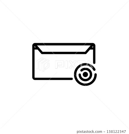 message icon design line style, fingerprint icon, logo and presentation template message icon design line style, fingerprint icon, logo and presentation template 138122347