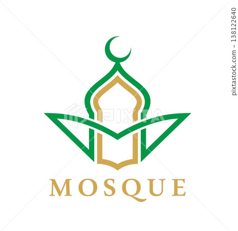 Islamic muslim mosque abstract icon or emblem. Islam religion graphic label, Islamic culture vector symbol. Muslim Quran icon or Arab religious center abstract emblem with graphic abstract mosque dome Islamic muslim mosque abstract icon or emblem. Islam religion graphic label, Islamic culture vector symbol. Muslim Quran icon or Arab religious center abstract emblem with graphic abstract mosque dome 138122640