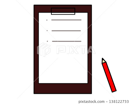 Simple checklist illustration Simple checklist illustration 138122733