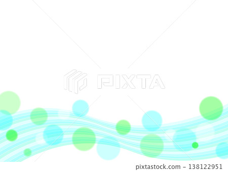 美麗的淺藍色波點線條 138122951