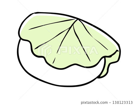 Kashiwa mochi (single color) Kashiwa mochi (single color) 138123313
