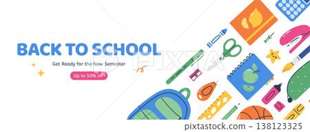 Back to school banner Back to school banner 138123325