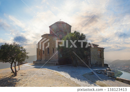 Georgian Jvari temple. Architectural sights of Georgia 138123413