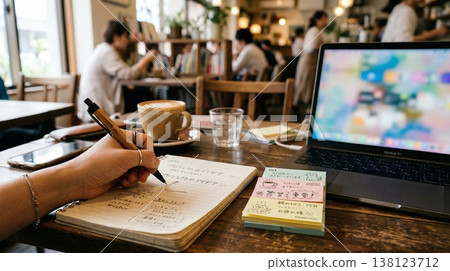 創意手寫筆記法，用於解決案頭工作問題 138123712