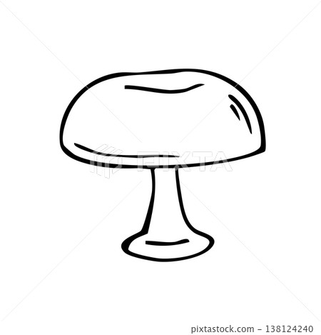 Hand drawn table lamps doodle with lighting icons Hand drawn table lamps doodle with lighting icons 138124240