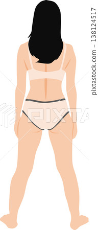 成功節食的女人的插圖 138124517