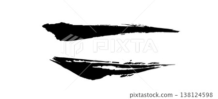 Brushstroke material. Brush strokes. Brushstroke material. Brush strokes. 138124598