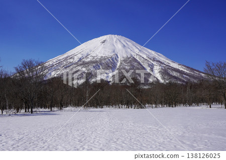 Mount Yotei as seen from the Shinyo parking lot in Makari Village (March 2026) 138126025