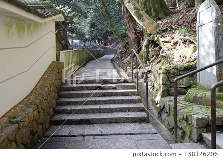 A view of the grounds of Kurama-dera Temple in Sakyo Ward, Kyoto City. A view of the grounds of Kurama-dera Temple in Sakyo Ward, Kyoto City. 138126206
