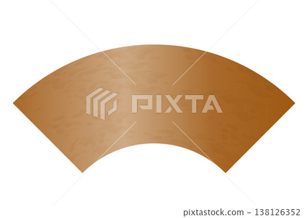 銅色扇形日式背景材料，質地斑駁。 138126352