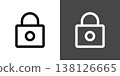 Simple security icon illustration for before a lock. 138126665