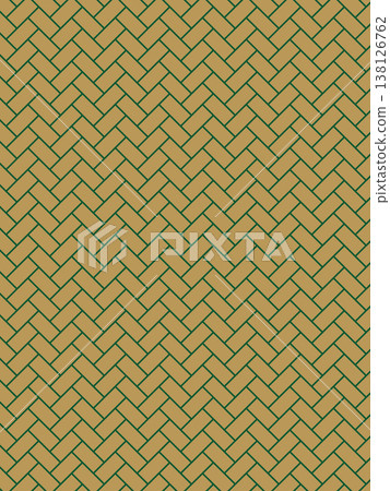 Dark green background with a cypress fence pattern in counterfeit gold. Dark green background with a cypress fence pattern in counterfeit gold. 138126762