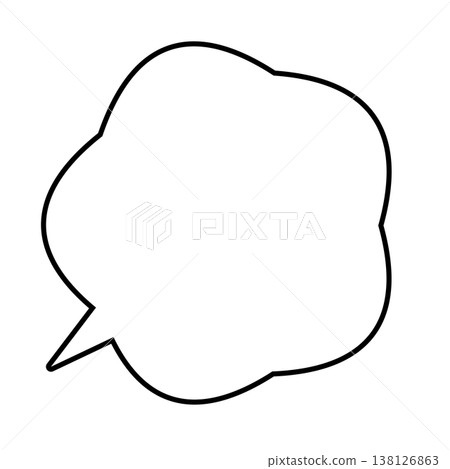 對話框線條藝術圖示素材 對話框線條藝術圖示素材 138126863