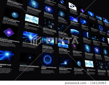 Abstract representation of digital technology Abstract representation of digital technology 138126963