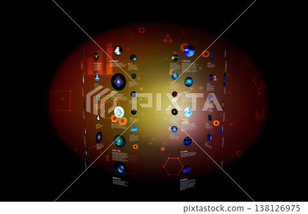 Future Technology Information Display Future Technology Information Display 138126975