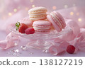 可愛的粉彩馬卡龍 138127219