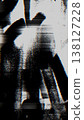 Glitch Texture with Scanline Distortion and Monochrome Noise 138127228