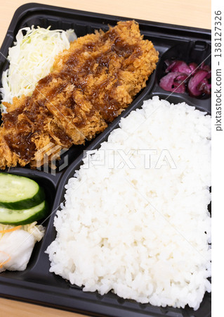 Delicious Tonkatsu Bento 138127326