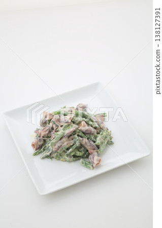 螢火魷魚和油菜花佐芥末蛋黃醬 138127391