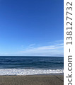 Endless blue sky and sea 138127732