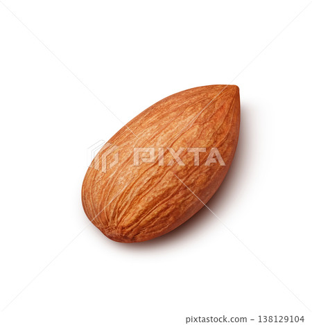 Realistic illustration of an almond 138129104