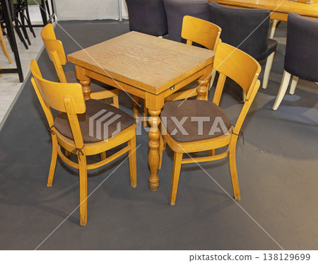 Retro Chairs and Table 138129699