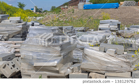 Stone Blocks Construction Material 138129762