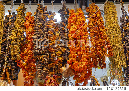 Strings of Dry Vegetables Strings of Dry Vegetables 138129816