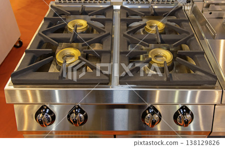 Commercial Gas Burning Stove 138129826