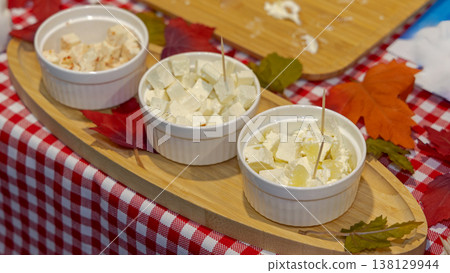 Feta Cheese Appetizers Tray Feta Cheese Appetizers Tray 138129944