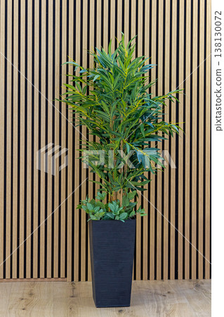 Potted Artificial Bamboo Tree 138130072