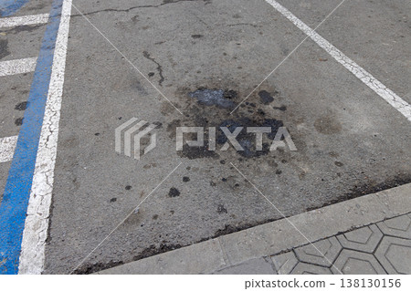 Oil Stains Parking Lot 138130156