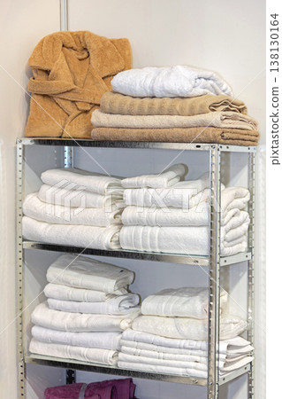 Clean Terry Towels Shelf Clean Terry Towels Shelf 138130164