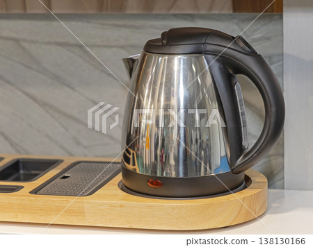 Electric Kettle Wooden Tray 138130166