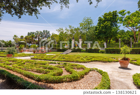 Historic Vizcaya Villa in Miami with Mediterranean-style architecture Historic Vizcaya Villa in Miami with Mediterranean-style architecture 138130621