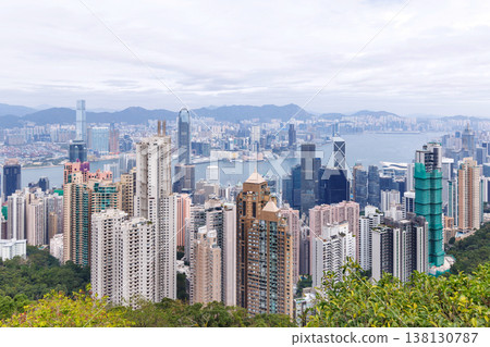 View of Hong Kong from Victoria Peak 138130787