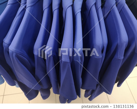 clothing store with colored jerseys clothing store with colored jerseys- 138131136