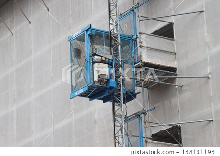 external lift building hoist 138131193
