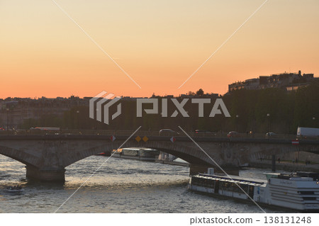 A view of the sunset during magic hour from the Pont Alexandre III, Paris, March 18, 2026. A view of the sunset during magic hour from the Pont Alexandre III, Paris, March 18, 2026. 138131248