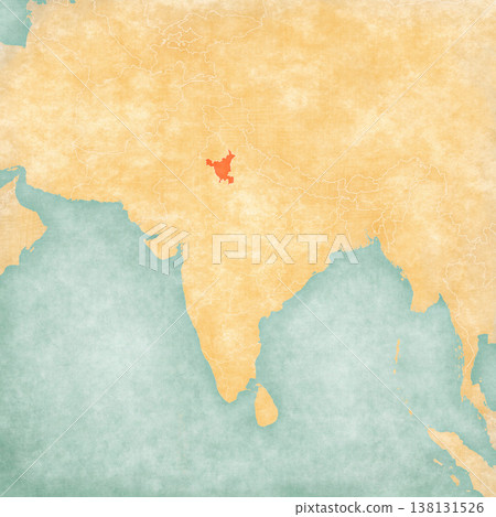 Map of India - Haryana Map of India - Haryana 138131526