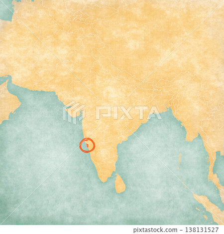 Map of India - Goa Map of India - Goa 138131527
