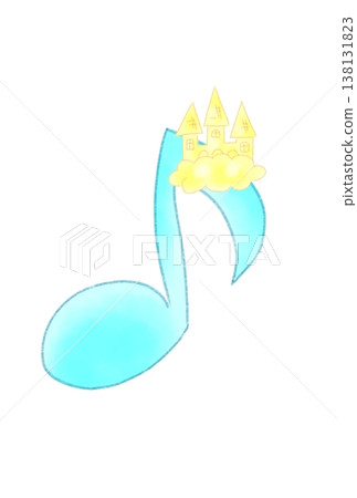 帶有城堡的音符 138131823