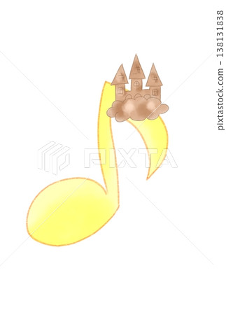 帶有城堡的音符 138131838