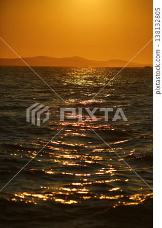 Sunset in Zadar Croatia Over Adriatic Sea Sunset in Zadar Croatia Over Adriatic Sea 138132805