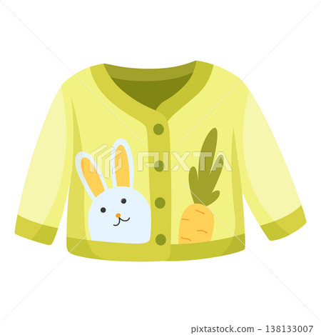 Cozy bunny sweater, Knit child cardigan with embroidery, Pastel cotton blend jacket with bunny design, Springtime baby sweater featuring embroidered carrot patch and long Cozy bunny sweater, Knit child cardigan with embroidery, Pastel cotton blend jacket with bunny design, Springtime baby sweater featuring embroidered carrot patch and long 138133007