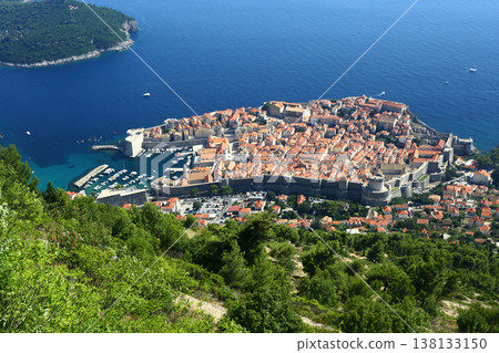 Dubrovnik Old Town Coastal View in Croatia Dubrovnik Old Town Coastal View in Croatia 138133150